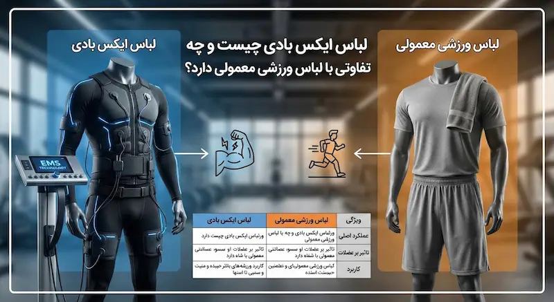 لباس ایکس بادی چیست و چه تفاوتی با لباس ورزشی معمولی دارد؟