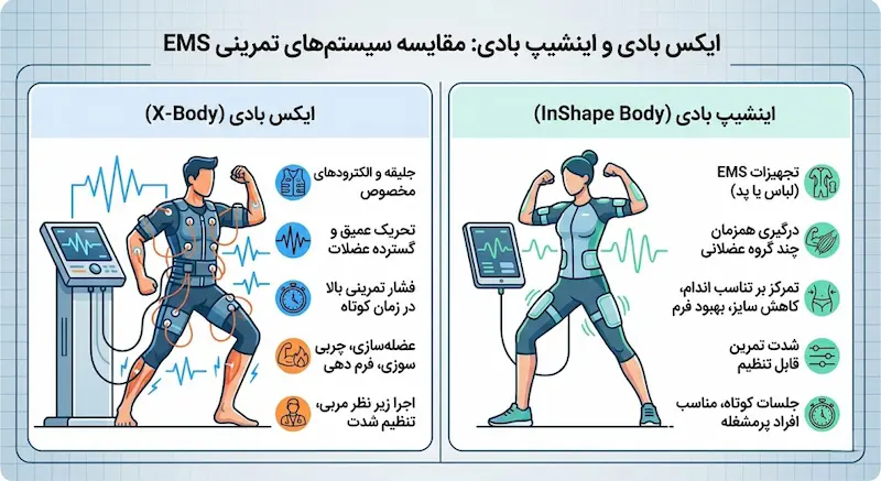 ایکس بادی و اینشیپ بادی